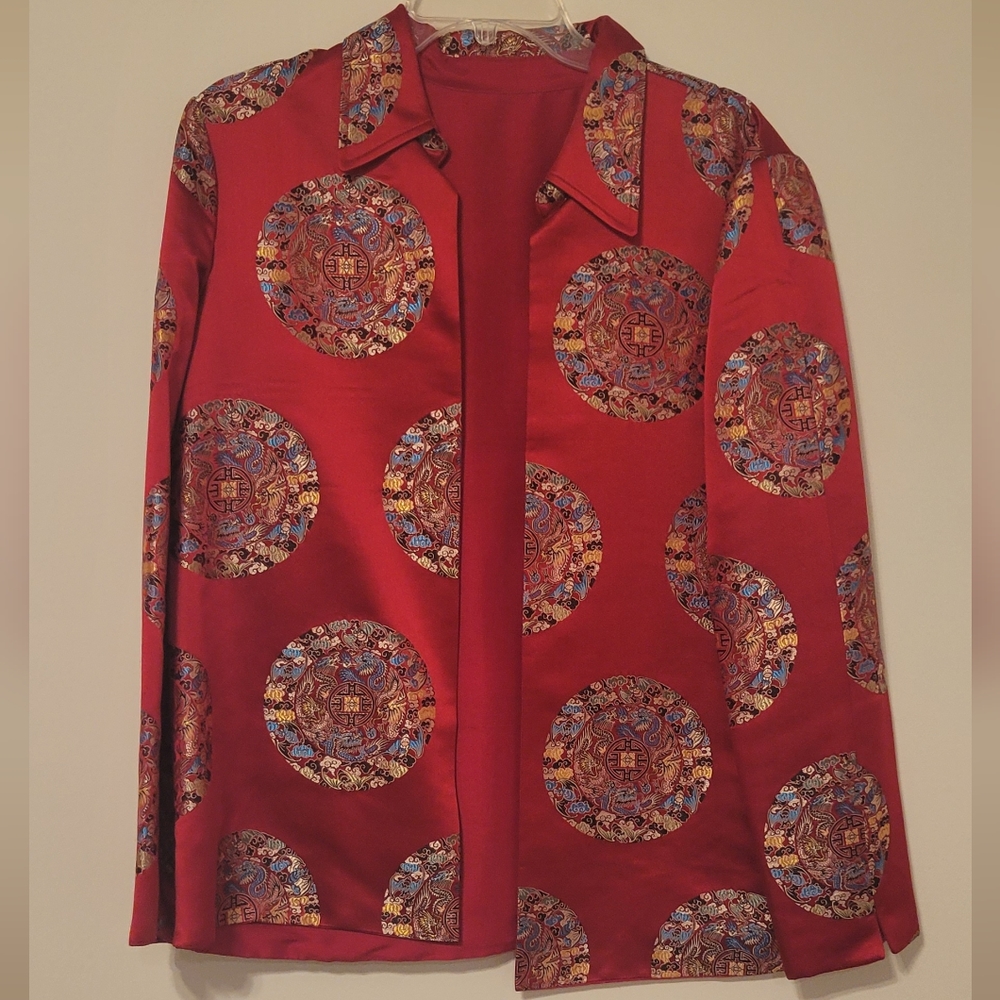 Red Chinese jacket